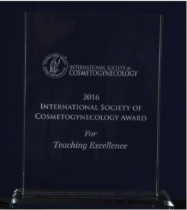 We are proud to announce Dr. Oscar A. Aguirre won the award for Teaching Excellence at the ISCG!